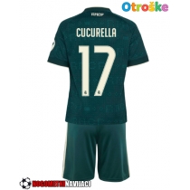 Otroške Nogometnih dresov Real Madrid Marc Cucurella #17 Gostujoči 2026-27 Kratki rokavi (+ hlače)